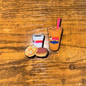 Dunkin Donuts Croc Charms - 2 pcs